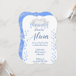 Convite para aspersão de Chá de chuva doce