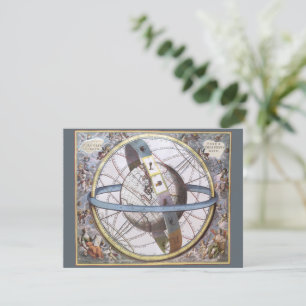 Convite Para Astronomia Celestial Em Vintage