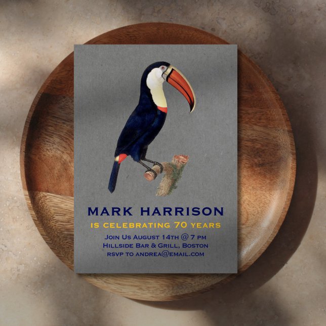 Convite para aves de aniversário do Milestone (Criador carregado)