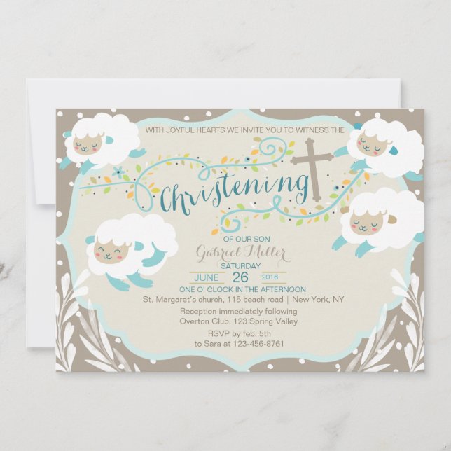 Convite para badejo (Frente)