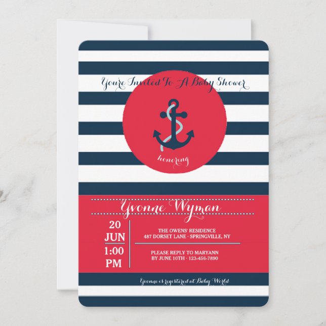 Convite para Baía de Âncora (Frente)