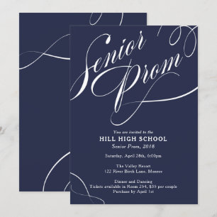 Convite para Baile de formatura de Script de Rico 