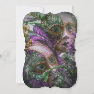 Convite para Baile de Máscaras Místicas