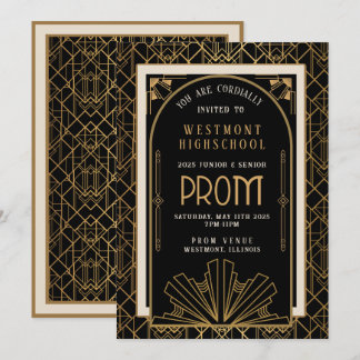 Convite para Bailes de formatura do Roaring 20's