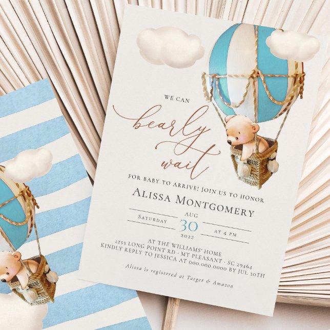 Convite para Balões de Ar Quente (Criador carregado)