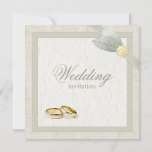 Convite para Bandas de Casamento de Colagem Suave