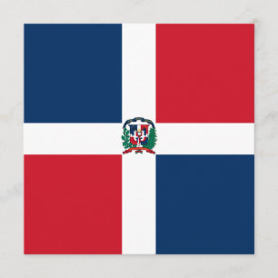 Convite para Bandeira da República Dominicana