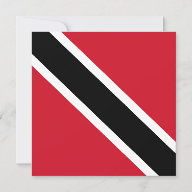 Convite para Bandeira de Trinidad e Tobago (Frente)