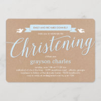 Convite para Banner de Natal - Azul