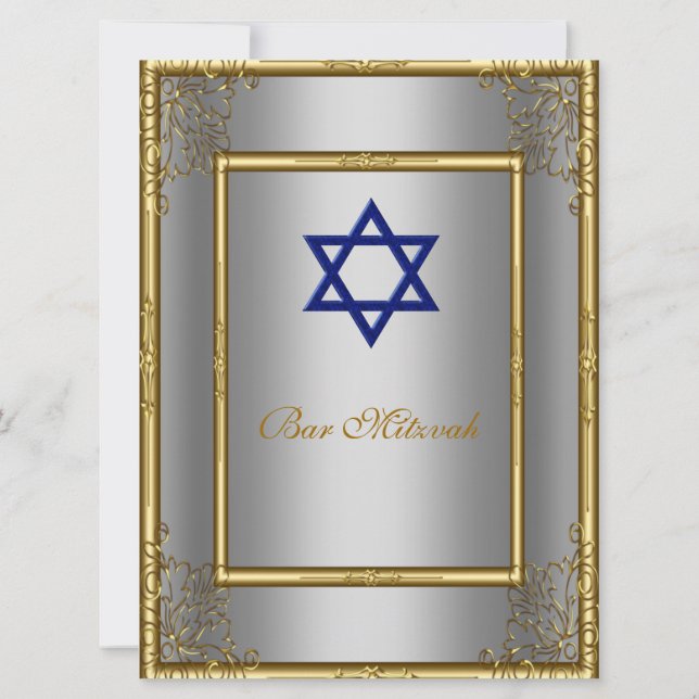 Convite para bar Mitzvah (Verso)