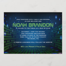 Convite para Bar Mitzvah para JOGOS DE VÍDEO SEM E