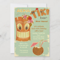 Convite para Bares Tiki
