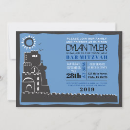 Convite para Bat Mitzvah, Bar do Muro Ocidental de
