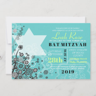 Convite para Bat Mitzvah, STAR FLOWERS
