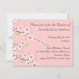 Convite para batismo bebê
