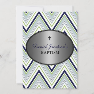Convite para Batismo Menino