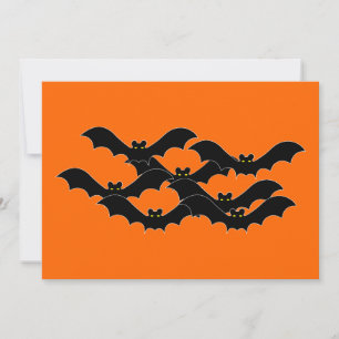 Convite para Bats Halloween