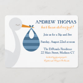 Convite para bebê/Anúncio para bebê