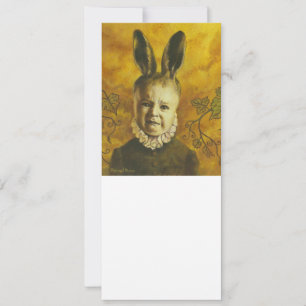 Convite para bebê coelho