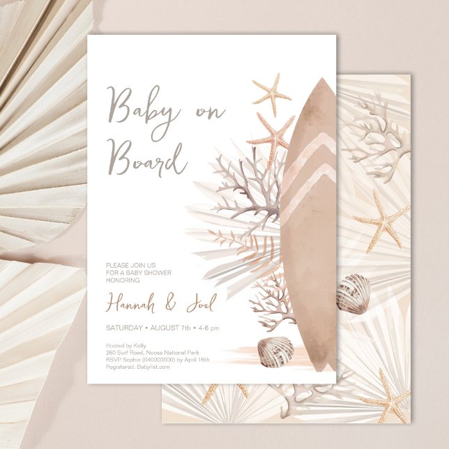 Convite para bebê no Chá de fraldas Conselho (Criador carregado)