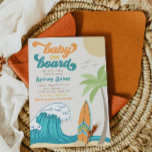 Convite para bebê no Chá de fraldas Conselho | Beb<br><div class="desc">Convite para Chá de fraldas de bebê no Surf Conselho. Pronto para ser personalizado por você!</div>