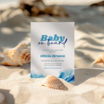 Convite para bebê no Chá de fraldas Conselho, bebê