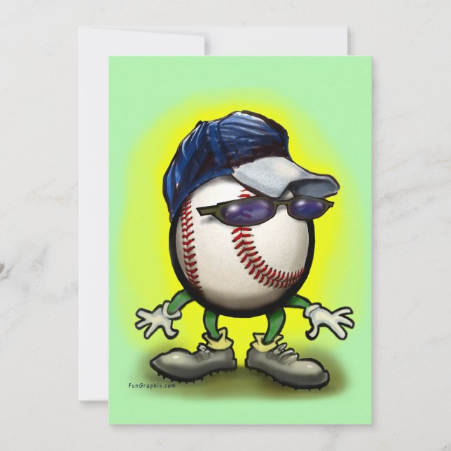 Convite para beisebol (Frente)