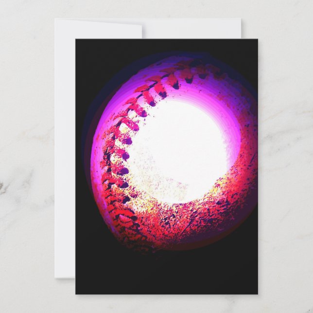 Convite para beisebol (Frente)