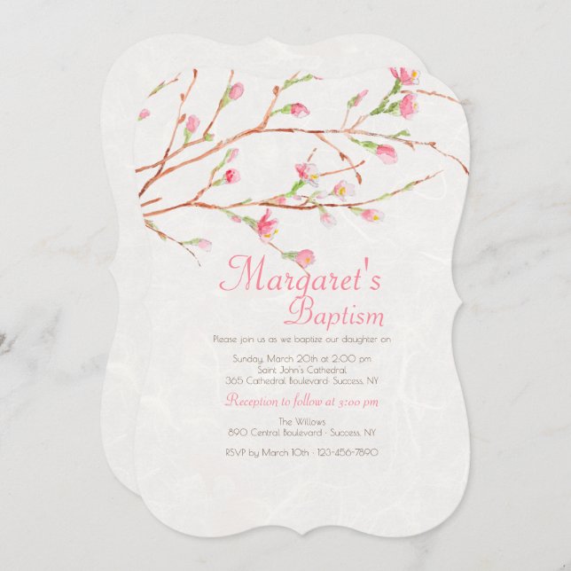 Convite para Bênção Doce (Frente/Verso)