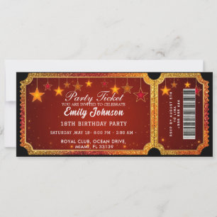 Convite para Bilhete de Festa 2026
