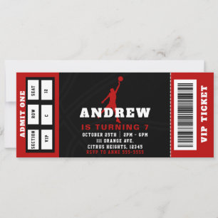 Convite para bilhetes de Festa de aniversário de b