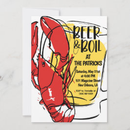 Convite para Boil de Lagosta