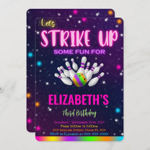 Convite para boliches