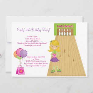 Convite para Boliches