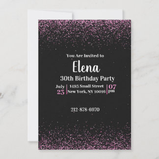 Convite para Bolsas mensageifestas de aniversario 