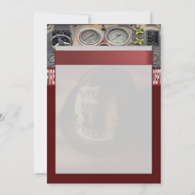 Convite para Bombeiros (Frente)