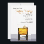 Convite para Brindar Levantando o Copo<br><div class="desc">Celebre qualquer ocasião feliz levantando uma taça para um brinde ou boa alegria. Este convite sofisticado convida os seus convidados com estilo.</div>