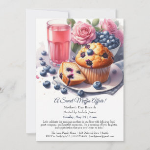 Convite para Brunch do Dia das Mães – Assunto Muff