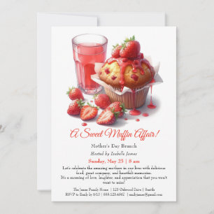 Convite para Brunch do Dia das Mães – Assunto Muff