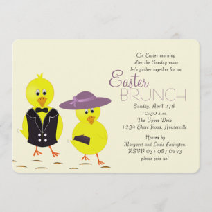 Convite para Brunch na Manhã de Páscoa
