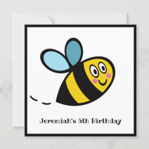 Convite para Bumblebee ocupado personalizado