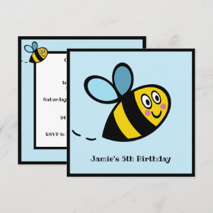 Convite para Bumblebee ocupado personalizado