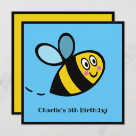 Convite para Bumblebee ocupado personalizado