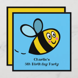 Convite para Bumblebee ocupado personalizado