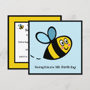 Convite para Bumblebee ocupado personalizado