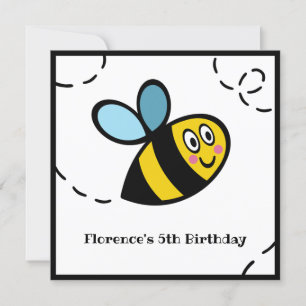 Convite para Bumblebee ocupado personalizado