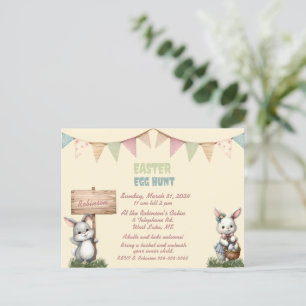 Convite Para Caça De Ovos De Páscoa