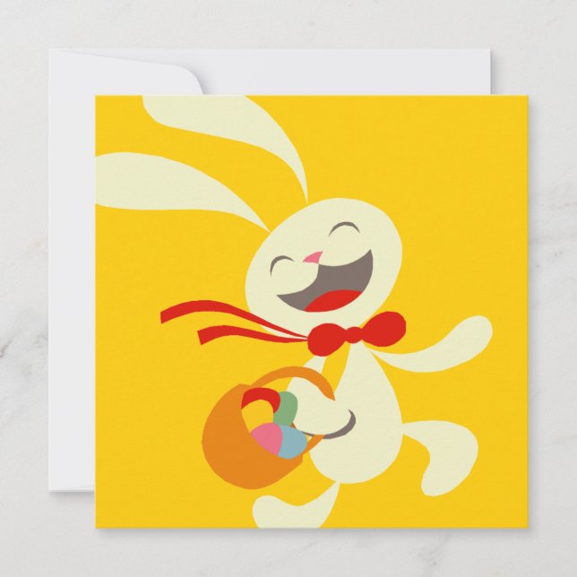 Convite Para Caça De Ovos De Páscoa (Frente)