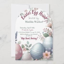 Convite Para Caça De Ovos De Páscoa | Diversão e c