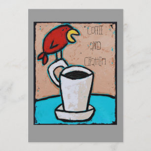 Convite para café e bate-papo